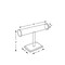 Azar Displays Single-Pole Necklace/Bracelet Counter Holder. Overall Measurements: 9'' H x 14'' W 300683-GS-1PK - alternate 3